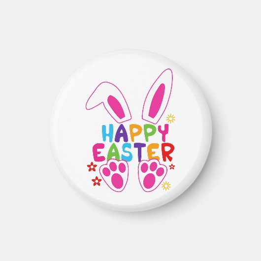 happy easter magneet (Voorkant)