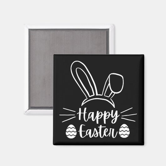 Happy Easter Magneet (Voorkant / Achterkant)