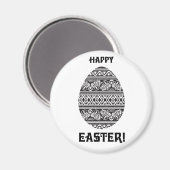 Happy Easter Magneet (Voorkant / Achterkant)