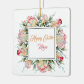 Happy Easter Mam Ceramic Ornament (Links)