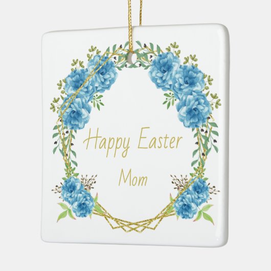 Happy Easter mama Keramisch Ornament (Links)
