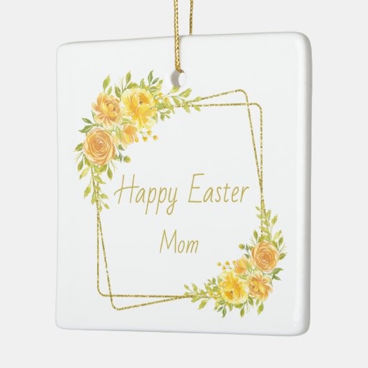 Happy Easter mama Keramisch Ornament (Links)