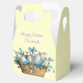 Happy Easter, mandje Snoep box Bedankdoosjes (Geopend)
