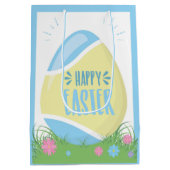 Happy Easter Medium Gift Bag Cadeauzakje (Achterkant)