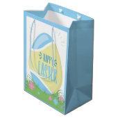 Happy Easter Medium Gift Bag Cadeauzakje (Achterkant Gekanteld)