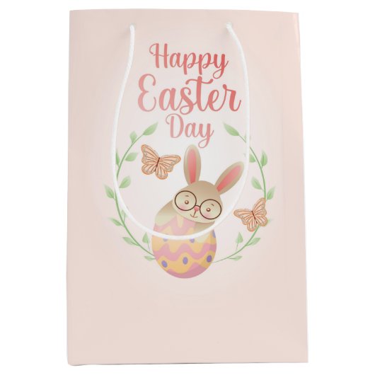 Happy Easter Medium Gift Bag Medium Cadeauzakje (Voorkant)
