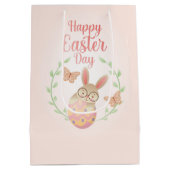 Happy Easter Medium Gift Bag Medium Cadeauzakje (Achterkant)