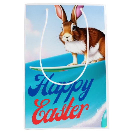 Happy Easter Medium Gift Bag Medium Cadeauzakje (Voorkant)