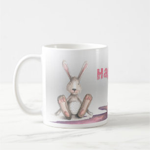 Happy Easter met Big Foot Rabbit Koffiemok