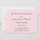 Happy Easter met Bunny Kaart (Achterkant)