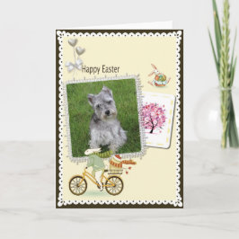 Happy Easter Miniature Schnauzers Kaart