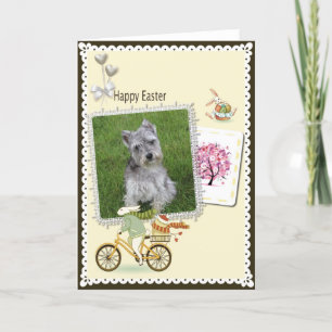 Happy Easter Miniature Schnauzers Kaart