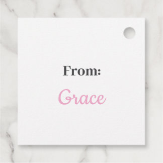 Happy Easter Minimalist Favoriet Kleurrijk Bedankjes Labels