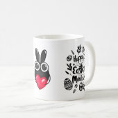Happy Easter Mok: feestelijk en vrolijk design Koffiemok (Voorkant rechts)