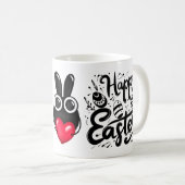 Happy Easter Mok: Vier de lente met vreugde Koffiemok (Voorkant rechts)