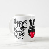 Happy Easter Mok: Vier de lente met vreugde Koffiemok (Voorkant links)