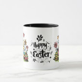 Happy Easter Mok: Vier de lente met vreugde Mok (Midden)