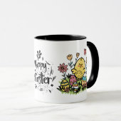 Happy Easter Mok: Vier de lente met vreugde Mok (Voorkant rechts)