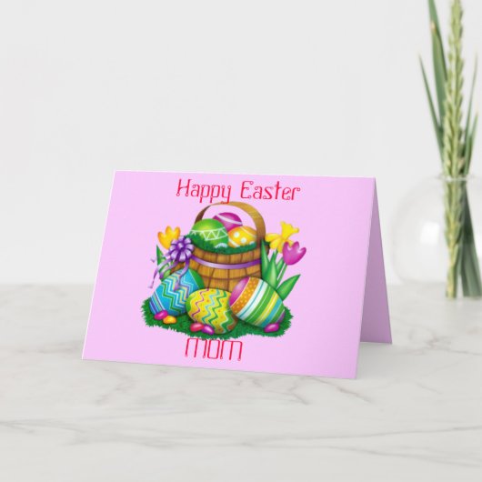 Happy Easter Mom Card Feestdagen Kaart (Voorkant)