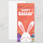 Happy Easter Money Holder Gift Kaart Chocolate Egg (Voorkant / Achterkant)