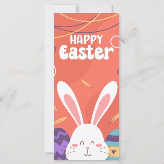 Happy Easter Money Holder Gift Kaart Chocolate Egg (Voorkant)