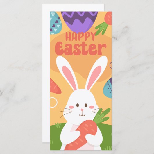 Happy Easter Money Holder Gift Kaart Chocolate Egg (Voorkant / Achterkant)