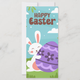 Happy Easter Money Holder Gift Kaart Chocolate Egg