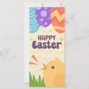 Happy Easter Money Holder Gift Kaart Chocolate Egg