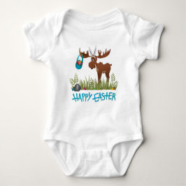 Happy Easter Moose Romper