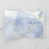 Happy Easter Mountain Bluebird Christ Feestdagen Kaart (Binnen)