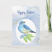 Happy Easter Mountain Bluebird Holiday Kaart (Voorkant)