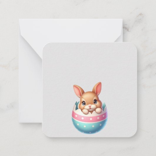 Happy Easter Notitiekaartje (Achterkant)