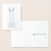 Happy Easter NYC Skyscraper Bunny Ears New York Folie Kaarten (Display)