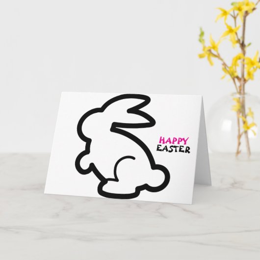 Happy Easter Ostern Kaart (Gele Bloem)