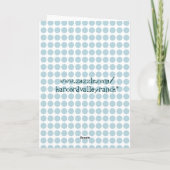 Happy Easter Ostrich Bunny Feestdagen Kaart (Achterkant)