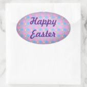 Happy Easter Ovale Sticker (Tas)