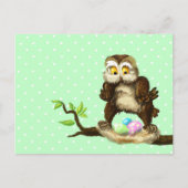 Happy Easter owl Feestdagenkaart (Voorkant)