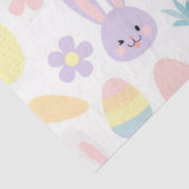 Happy Easter Paarse konijn Tissuepapier (Detail)