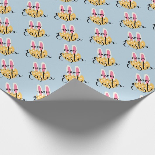 Happy Easter, paasbroodoorten Cadeaupapier (Hoek)