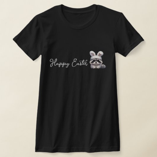 Happy Easter - Paashaas Wasbeer T-shirt (Laagn)