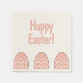 Happy Easter Paper Napkins Servet (Voorkant)