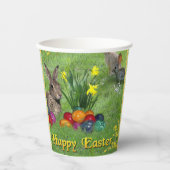 Happy Easter Papieren Bekers (Voorkant)