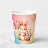 Happy Easter Papieren Bekers (Achterkant)