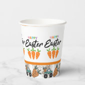 Happy Easter Papieren Bekers (Achterkant)