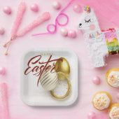 Happy Easter Papieren Bordje (Feest)