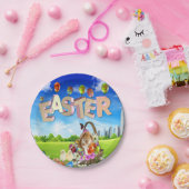 Happy Easter Papieren Bordje (Feest)
