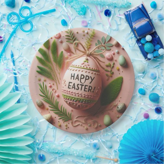 Happy Easter Papieren Bordje (Feest)