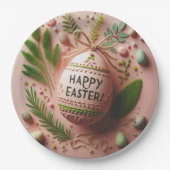 Happy Easter Papieren Bordje (Voorkant)