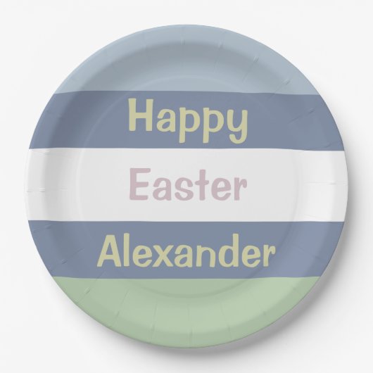 Happy Easter Papieren Bordje (Voorkant)