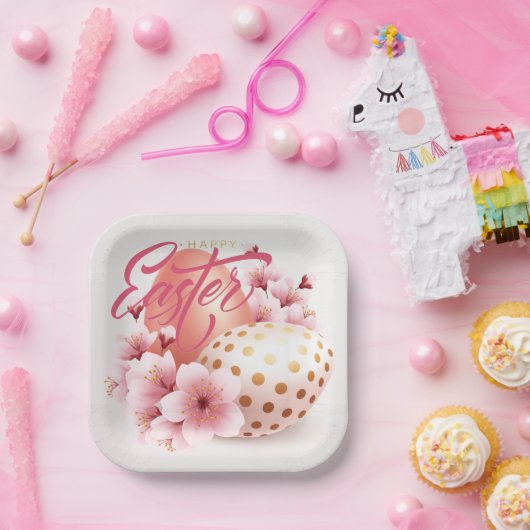 Happy Easter Papieren Bordje (Feest)